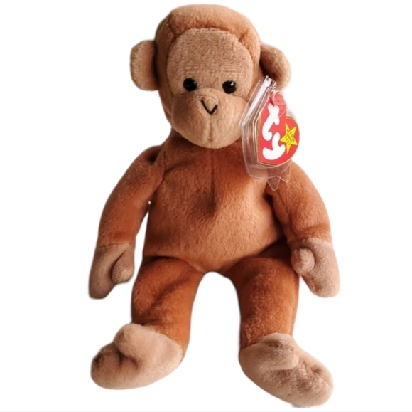 BONGO NWT Ty Beanie Babies The Monkey - Picture 1 of 7